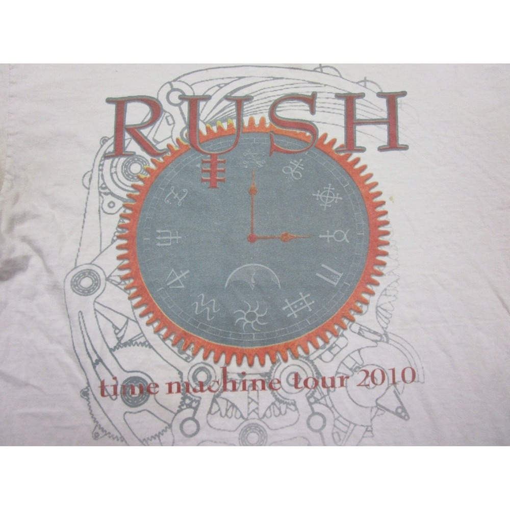 Vintage Rush 2010 Time Machine Tour T-Shirt Men's Size (L) Concert Rock Band - Picture 3 of 16